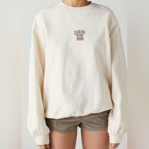 Urban Outfitters Cream Colorado Springs Sweatshirt